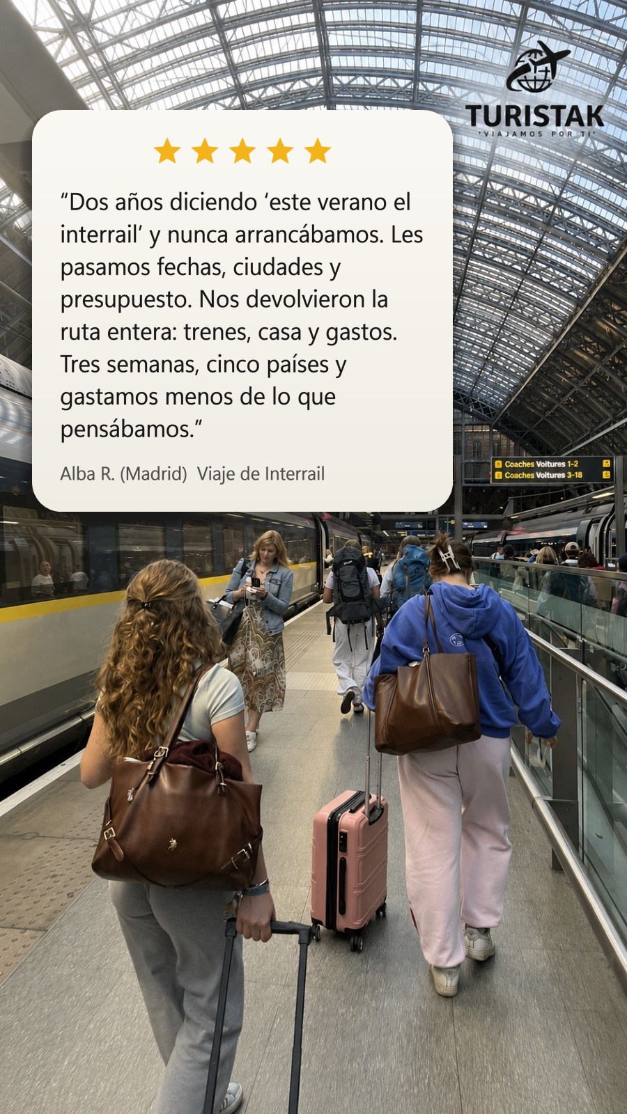 Viaje de Interrail: opinión de Alba R.